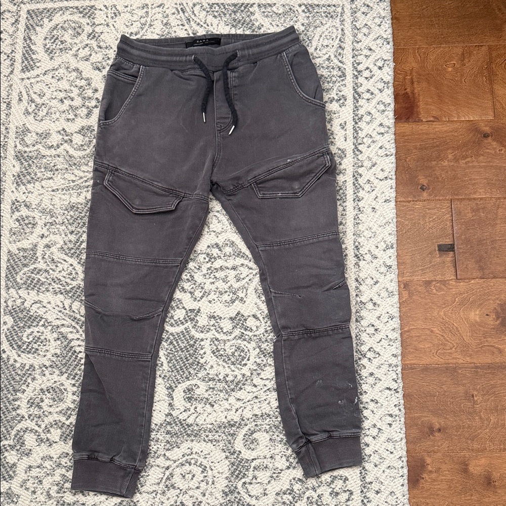 Zara Charcoal Jogger Pants